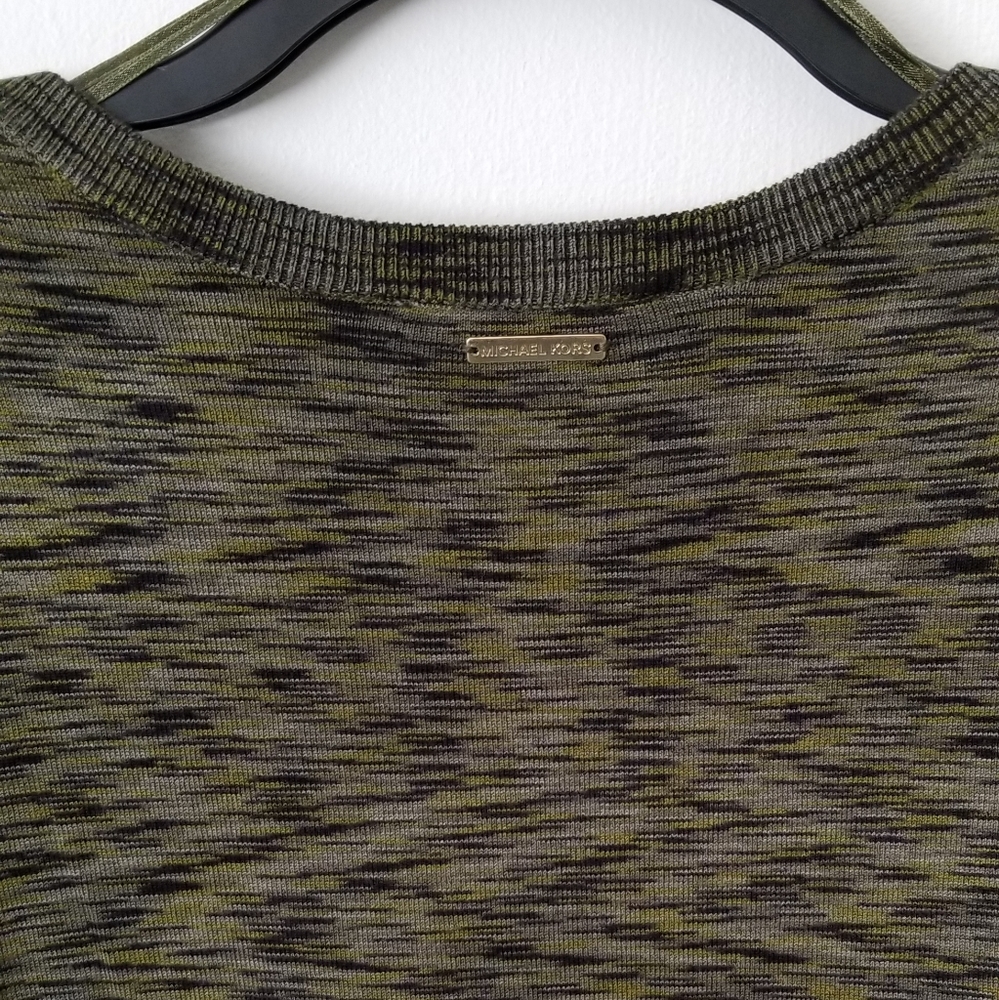 Michael Michael Kors Green and Black Top in Size L - Picture 8 of 10